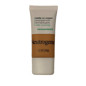 Neutrogena Clear Coverage Matte CC Cream Niacinamide (b3), Fawn 5.0
